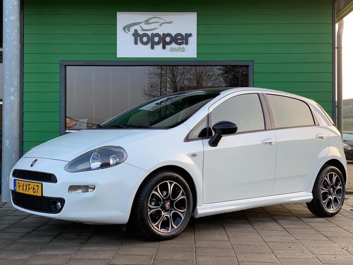 Fiat Punto Evo 0.9 TwinAir Racing | Navigatie | Elektrische, Auto's, Fiat, Bedrijf, Te koop, Punto EVO, ABS, Airbags, Airconditioning