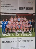 Sparta - FC Utrecht 1987/1988, Ophalen of Verzenden, Gebruikt, F.C. Utrecht, Boek of Tijdschrift