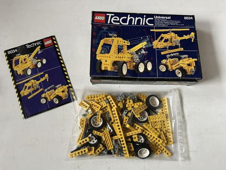 Lego Technic - Universal Set - 8034, Kinderen en Baby's, Speelgoed | Duplo en Lego, Gebruikt, Lego, Complete set, Ophalen of Verzenden