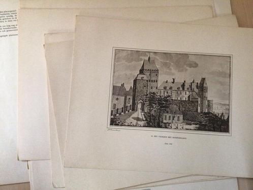 Nijmegen.  Valkhof, Antiek en Kunst, Kunst | Etsen en Gravures, Verzenden