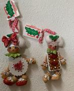 2 Gingerbread hangers Nieuw, Diversen, Kerst, Ophalen of Verzenden, Nieuw