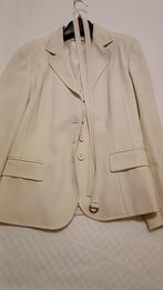 Panna Viscose Tailleur Maat 44, Kostuum of Pak, Beige, Maat 42/44 (L), Ophalen of Verzenden