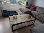 Robuuste, vintage salontafel, Huis en Inrichting, Tafels | Salontafels, Ophalen, Gebruikt, 100 tot 150 cm, Vintage