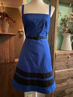 Vera Mont jurk maat 42 blauw - zwart met balijnen, Kleding | Dames, Ophalen, Blauw, Maat 42/44 (L), Zo goed als nieuw