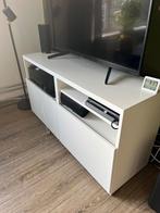 TV meubel wit IKEA Besta, Huis en Inrichting, Kasten | Televisiemeubels, Ophalen, Gebruikt, 100 tot 150 cm, Minder dan 100 cm