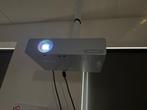 Panasonic Beamer met projectiescherm en plafondbevestiging, Ophalen, Gebruikt