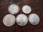 5 zilveren munten N.L., Ophalen of Verzenden, Koningin Juliana, 10 gulden
