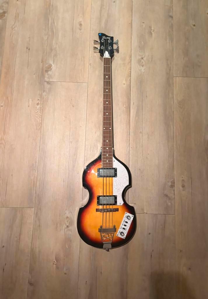 Fazley vioolbas, Muziek en Instrumenten, Snaarinstrumenten | Gitaren | Bas, Zo goed als nieuw, Ophalen of Verzenden