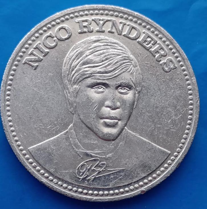 Penning Nico Rijnders, Baronie, NAC - Shell 1970, Postzegels en Munten, Penningen en Medailles, Overige materialen, Nederland