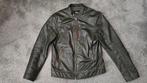 Donkergroene lederen jas - Maat M - Getailleerd, Maat 48/50 (M), Ophalen of Verzenden, Gedragen, Groen