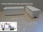40m3 container kit met alles erbij, Ophalen of Verzenden, Nieuw, Bus of Vrachtwagen, Overige merken