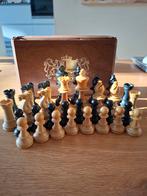 Vintage Schaakstukken Kunststof - Scacchi Doos, Een of twee spelers, Ophalen of Verzenden, Gebruikt