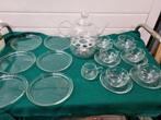 Theeservies glas 14 delig jenaer glas, Huis en Inrichting, Keuken | Servies, Ophalen of Verzenden, 'T Olde Gre-j, Info@toldegrej.nl