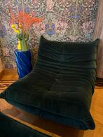 Ligne Roset Togo Fauteuil * met poef* Velours Emerald groen, Ophalen, Gebruikt, 75 tot 100 cm, Stof