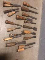Houten beitels, Antiek en Kunst, Antiek | Gereedschap en Instrumenten, Ophalen of Verzenden