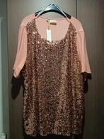 Roze tuniek met glitter voorkant maat 56/58 nieuw #kerst, Kleding | Dames, Grote Maten, Ophalen of Verzenden, Nieuw, Roze, Shirt of Top