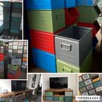 Grote Stapelbakken Opbergbakken Magazijnbak 2 modellen AKTIE, Ophalen, Minder dan 50 cm, Nieuw, Minder dan 50 cm