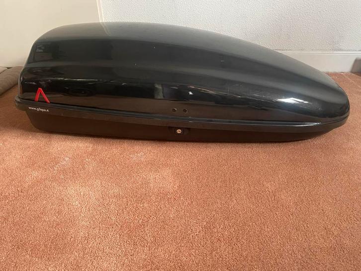 Dakkoffer met dakdragers - Complete set, Auto diversen, Dakkoffers, Gebruikt, Ophalen of Verzenden