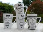 DUTCH ROSE Servies Zwart Wit Design, Ophalen of Verzenden, Nieuw, Porselein, Overige stijlen