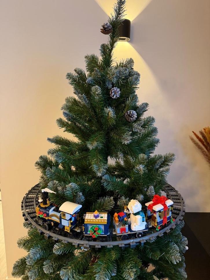 Houder voor LEGO Trein in kerstboom, Kinderen en Baby's, Speelgoed | Duplo en Lego, Nieuw, Lego, Complete set, Verzenden