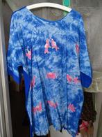 Blouse blauw batik, Kleding | Dames, Blouses en Tunieken, Ophalen of Verzenden, Gedragen, Maat 42/44 (L), Blauw
