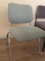Stoel groene bekleding gratis ophalen, Huis en Inrichting, Stoelen, Ophalen, Gebruikt, Overige kleuren, Eén
