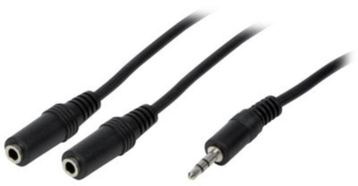 LogiLink audiokabel, jack stekker - 2x jack aansluiting, Audio, Tv en Foto, Audiokabels en Televisiekabels, Nieuw, Overige kabels
