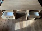 Bureau kleur licht eiken, Huis en Inrichting, Ophalen of Verzenden, Gebruikt, Bureau