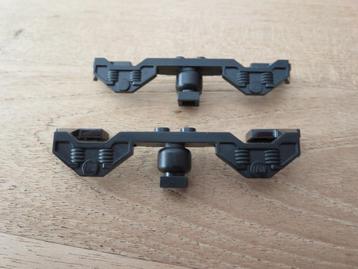 9V Rails Trein 2x Decoratief Zijstuk Inbouwmotor (2871) beschikbaar voor biedingen