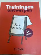 Trainingen Ontwerpen - Karin de Galan, Ophalen of Verzenden, Zo goed als nieuw