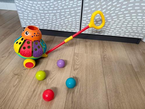 Playgro lanceer en duwstok Octopus, Kinderen en Baby's, Speelgoed | Babyspeelgoed, Zo goed als nieuw, Overige typen, Met wieltjes