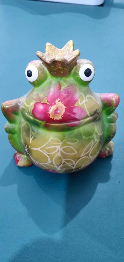 Kikker Spaarpot met Kroon, Antiek en Kunst, Antiek | Woonaccessoires, Ophalen