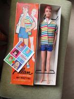 VINTAGE  BARBIE ALLAN IN DOOS  MATTEL 1964, Verzamelen, Poppen, Verzenden, Zo goed als nieuw, Pop