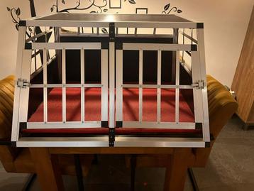Hondentransportbench Aluminium Transportbox Trapeze/Tectake  beschikbaar voor biedingen