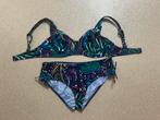 Triumph bikini compleet 85C en 38 groen/zwart/ paard, Overige kleuren, Ophalen of Verzenden, Bikini, Triumph