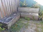 Gratis ophalen: douglas planken / tuinbank, Doe-het-zelf en Verbouw, Hout en Planken, Ophalen, Gebruikt, Minder dan 25 mm, Plank