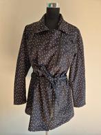 Jas75 - Zwart-witte polkadot jas maat 42 (1), Kleding | Dames, Ophalen of Verzenden, Zo goed als nieuw, Maat 42/44 (L), Zwart