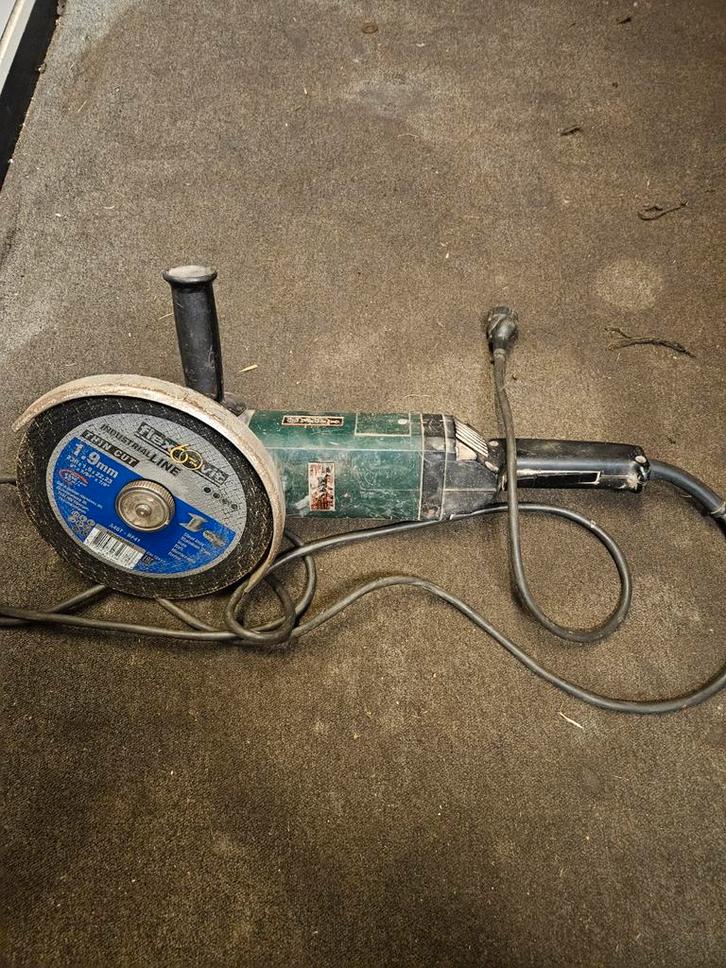 Metabo Haakseslijper 230mm - Goede Staat!, Doe-het-zelf en Verbouw, Gereedschap | Schuurmachines, Gebruikt, Ophalen