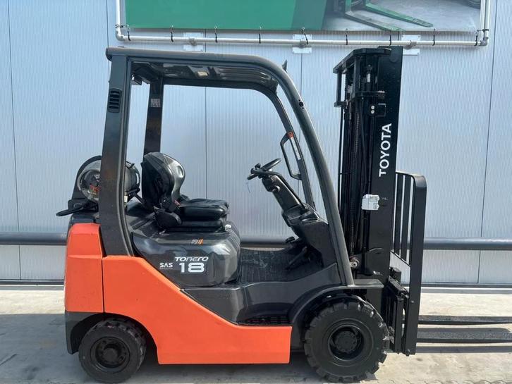 Toyota 02-8FGF18 Heftruck (bj 2013), Zakelijke goederen, Machines en Bouw | Heftrucks en Intern transport, Heftruck, LPG, 1000 tot 2000 kg