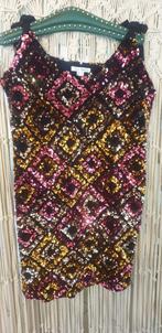 Feestelijke glitterjurk., Kleding | Dames, Gelegenheidskleding, Overige typen, Zwart, Maat 46/48 (XL) of groter, Ophalen of Verzenden