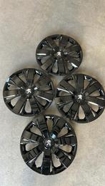 set zwarte peugeot wieldoppen 15 inch 4 stuks, Ophalen of Verzenden, Nieuw