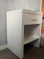 Witte nachtkast van IKEA, Ophalen, Gebruikt, Minder dan 45 cm, 55 tot 70 cm