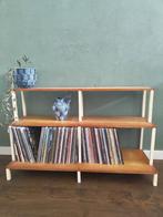 Vintage platenkast / Audio meubel, 25 tot 50 cm, 100 tot 150 cm, Met plank(en), Gebruikt