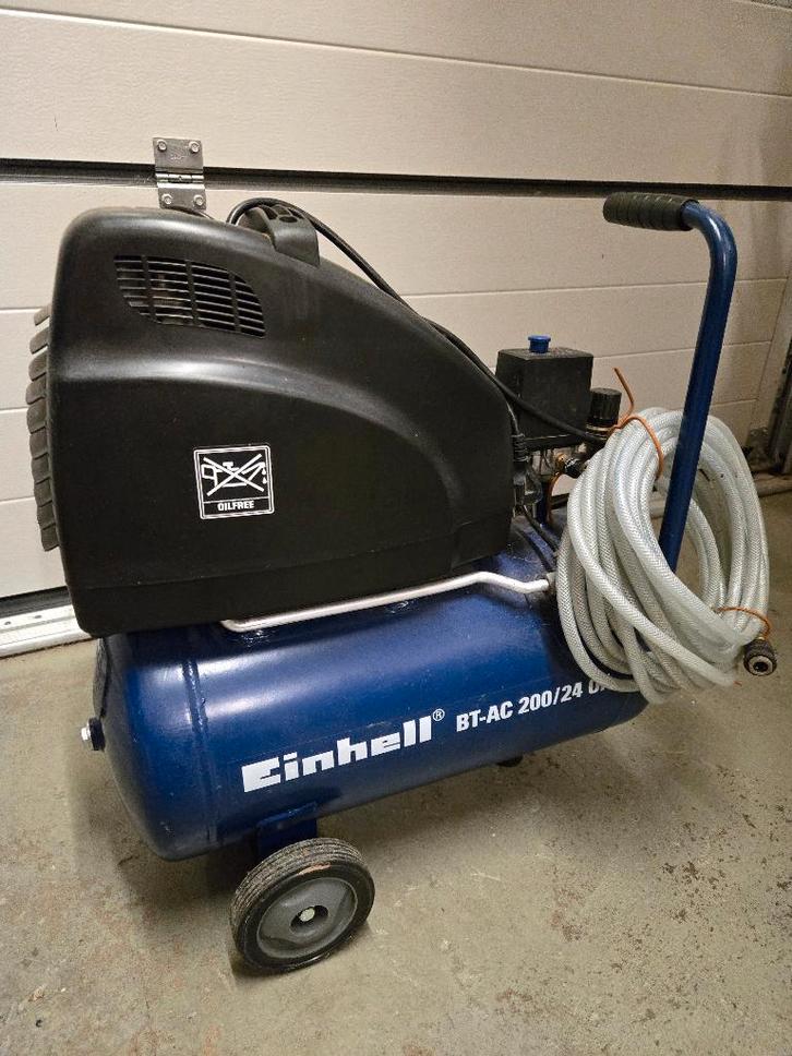 compressor-set, Doe-het-zelf en Verbouw, Compressors, Gebruikt, Minder dan 25 liter, Minder dan 200 liter/min, Ophalen