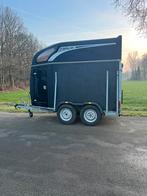 Nette Atec Olympialine, zwart/polyester, Dieren en Toebehoren, Ophalen, Gebruikt, Polyester, 1½-paards trailer