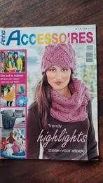 Anna, accessoires breien en haken, met sokkenbreicursus, Ophalen of Verzenden, Zo goed als nieuw, Breien of Haken, Patroon of Boek