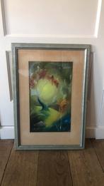 Antieke pastel, Antiek en Kunst, Kunst | Schilderijen | Abstract, Ophalen of Verzenden