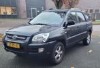 Kia Sportage 2.7 4WD AUT 2008 Zwart, Auto's, Kia, 2656 cc, Zwart, Bruin, Vierwielaandrijving