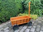 Bolderkar massief hout met zwaar stalen frame stuurt super!, Ophalen, Gebruikt