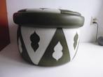 Vintage design poef “Tunis” jaren 70, Huis en Inrichting, Gebruikt, Ophalen of Verzenden, 50 tot 75 cm, 50 tot 75 cm